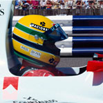 ayrton senna art print